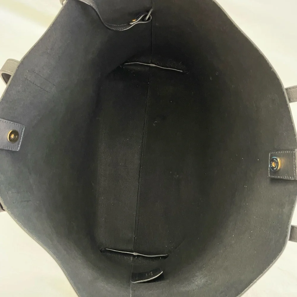 Saint Laurent Leather Shopping Tote - Picture 4 of 15